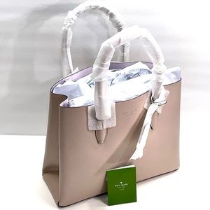 Kate Spade New York Medium Satchel Bag Open Top WKRU5696 EVA WRMBE/BLSH(535) NWT